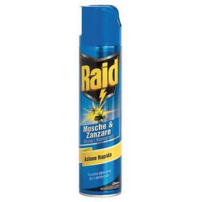 raid insect.mosquitos spray ml.400