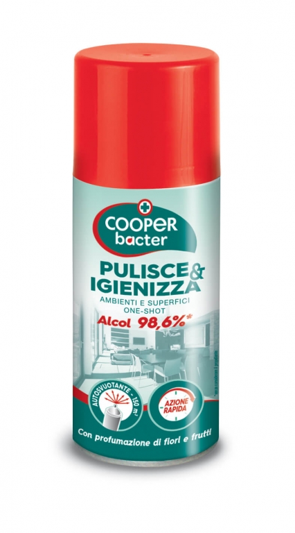 cooperbacter sanit.one shot spray ml.150