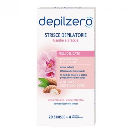 DEPILZERO STRISCE BR/GAMBE X 20