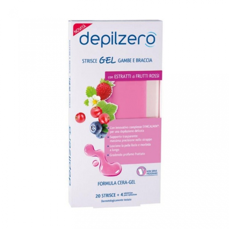 DEPILZERO STRISCE GEL BRACC/GAMBE X20