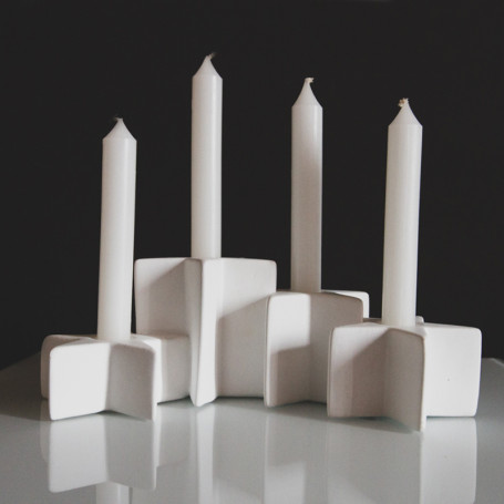 candles white 4pc