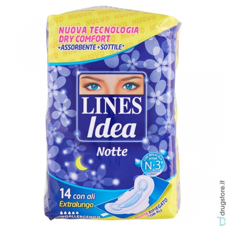 absorbent lines idea single night x14