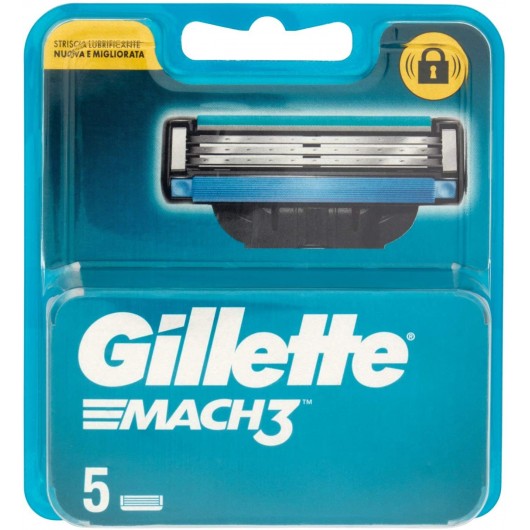 blade gillette mach3 refill x5