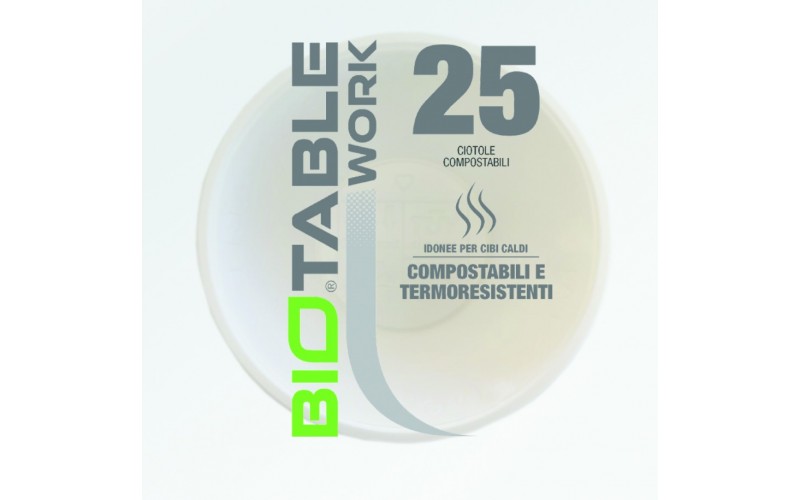 BIO TABLE CIOTOLA WORK 25pz   