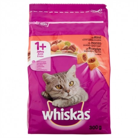 whiskas adult crunchy beef gr.300